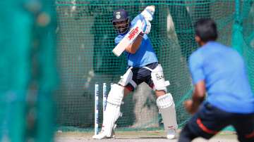 Virat Kohli during Team India's practice session ahead of IND vs SL pink ball game in Bengaluru