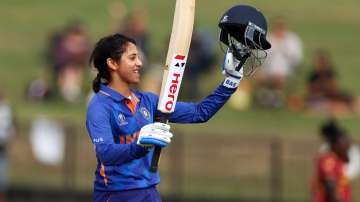 India opener Smriti Mandhana in action in the ongoing ICC Women's World Cup 2022. (File photo)
