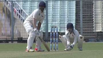 File photo of Jharkhand's Virat Singh in action in the ongoing Ranji Trophy 2022.