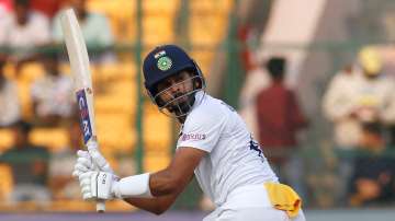Shreyas Iyer of India in action during IND vs SL pink ball Test in Bengaluru (File photo)