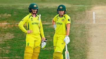 File photo of Australian cricketers Rachael Haynes and Alyssa Healy during the ICC Women's World Cup