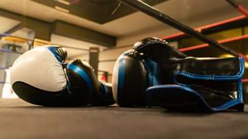 A Pair of Boxing Glove in a Boxing Ring (Representational photo)