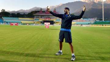 In this file photo dated Oct. 2015, Harbhajan Singh during a practice session.?The veteran spinner announced his retirement from all forms of cricket on December 24, 2021.