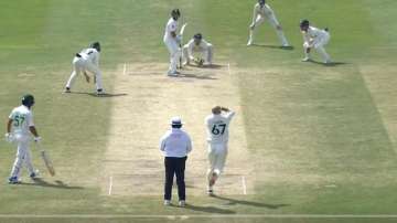 Players in action during Pakistan vs Australia 1st Test in Rawalpindi