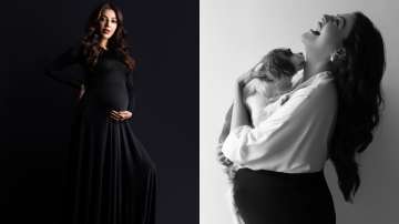 Mom-to-be Kajal Aggarwal treats fans with pictures from her maternity photoshoot, looks elegant in b