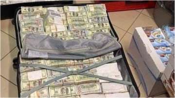 suitcase with money