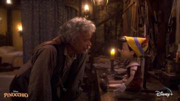 Pinocchio first look shows scruffy Tom Hanks