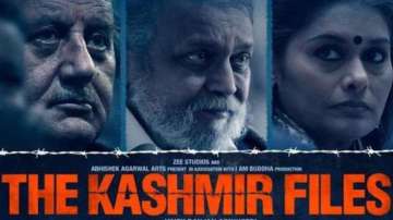 The Kashmir Files stars Mithun Chakraborty, Anupam Kher, Darshan Kumaar, Pallavi Joshi