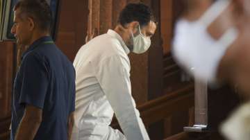 Congress leader Rahul Gandhi arrives for the second part of the Budget Session of Parliament, in New Delhi, Tuesday, March 15, 2022. 