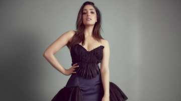 Yami Gautam poses in blue and black mini skater dress; leaves fans calling her 'glamorous'