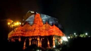 Stunning visuals of biggest light-sound show on Gabbar Parvat