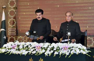 Shahbaz Sharif, Pakistan prime minister, Shahbaz Sharif oath ceremony