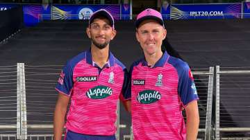 File Photo of Prasidh Krishna and Trent Boult 