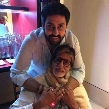 Amitabh Bachchan and Abhishek Bachchan