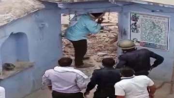 rajasthan congress, rajasthan congress news, rajasthan temple demolition