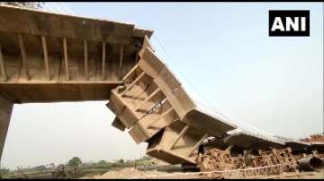 Bihar under construction bridge collapse, Sultanganj, bhagalpur, Bihar, bhagalpur