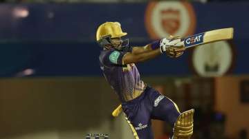 Shreyas Iyer has started on a positive note after KKR lost Narine on the first ball.