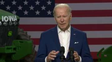 Joe Biden's video during Iowa speech goes viral