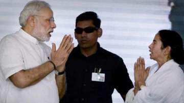 Mamata Banerjee with PM Modi