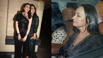 Alia Bhatt-Ranbir Kapoor's Wedding Party: Neetu, Riddhima dazzle in shimmery outfits; SRK grabs eyeb