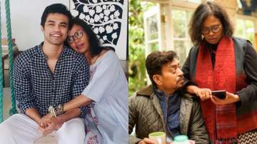 Irrfan Khan's son Babil and his wife Sutapa Sikdar