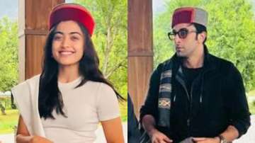 Unseen Pictures: Ranbir Kapoor poses with fans in Himachali caps