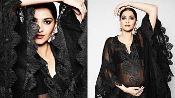 Mommy-to-be Sonam Kapoor flaunts blooming baby bump in see-through kaftan | PICS