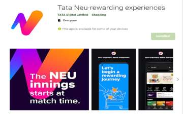 Tata Neu, Google Play, App Store