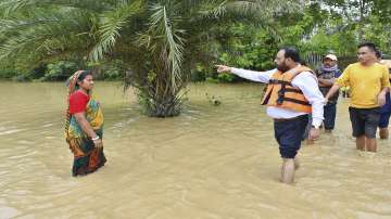 Assam flood Situation continues to improve but death toll rises to 26 5.8 lakh still reeling, latest
