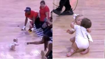 Viral video of baby crawling race will brighten up your mood | WATCH