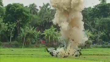 Bombs in huge quantities were defused in West Bengal.