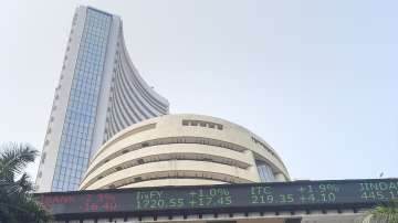 A view of the Bombay Stock Exchange (BSE) building.
