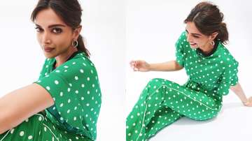 Cannes 2022: Deepika Padukone adds a retro side green polka-dotted jumpsuit in her style file | PICS