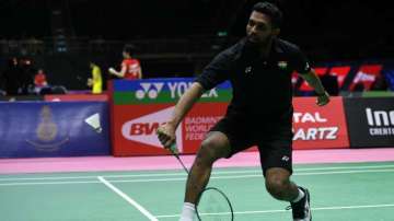 Prannoy suffered an ankle injury after slipping on the frontcourt while going for a return but the I