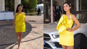 Helly Shah makes her debut at the Cannes 2022 red carpet in a yellow dress; fans hail the 'Swaragini