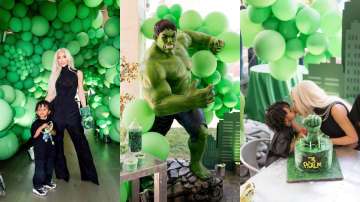 Inside Kim Kardashian's youngest son Psalm's Hulk themed birthday party | PICS