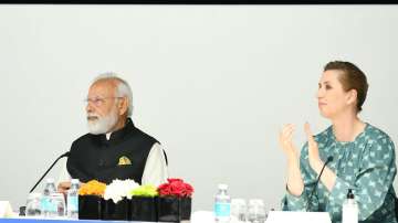 Prime Minister Narendra Modi and Prime Minister of Denmark Mette Frederiksen participate in India-Denmark Business Forum with top business leaders from both countries, in Copenhagen, Denmark.