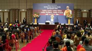 PM Modi interacts with Indian diaspora in Tokyo