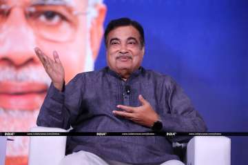 Union Minister Nitin Gadkari at India TV's Samvaad.