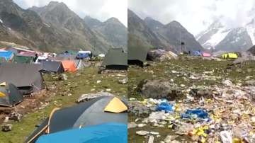 Routes of Kedarnath Dham piled with waste