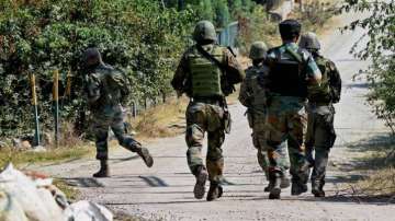 Three terrorists were killed in an encounter in Jammu and Kashmir on Friday. 