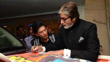 Amitabh Bachchan shares pic with Shah Rukh Khan