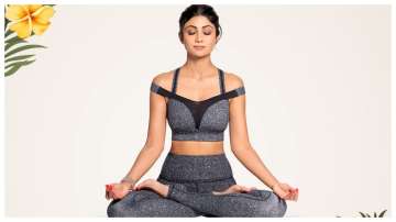 Shilpa Shetty doing yoga