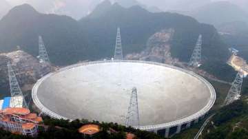 giant radio telescope, China, aliens, Aperture Spherical Telescope, FAST telescope, space, aliens, t