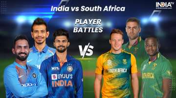 Player Battles for India vs South Africa