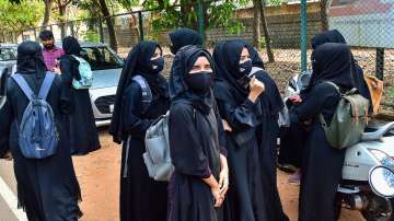 karnataka hijab ban, hijab ban news, college students suspended