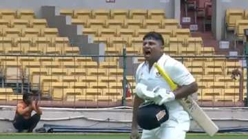 Sarfarz Khan was fired up after his 100 vs MP in the Ranji final.