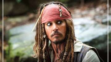 Johnny Depp as Jack Sparrow of Pirates of the Caribbean