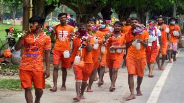 Kanwar Yatra. Kanwar Yatra 2022, Kanwar Yatra NEWS, Kanwar Yatra route, Kanwar Yatra 2022 dates, del