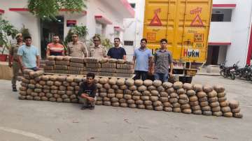 Police said that the illegal item was being transported by a Tata truck with the registration number. 